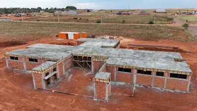 Imagem da notícia Avançam as obras da nova UBS no Residencial Liiv em Chapadão do Sul